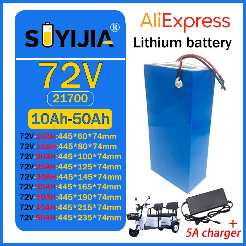 72V 50Ah 45Ah 20Ah 25Ah 30Ah 3 - 60V 30Ah Electric Scooter Battery ulasan dan harga